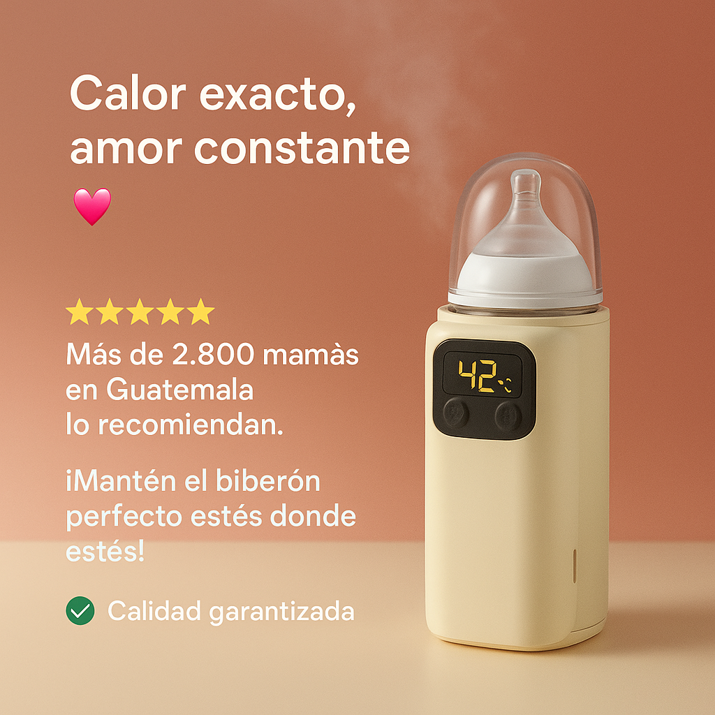 Biberón Warmer™ – Calentador Digital Portátil para Bebés