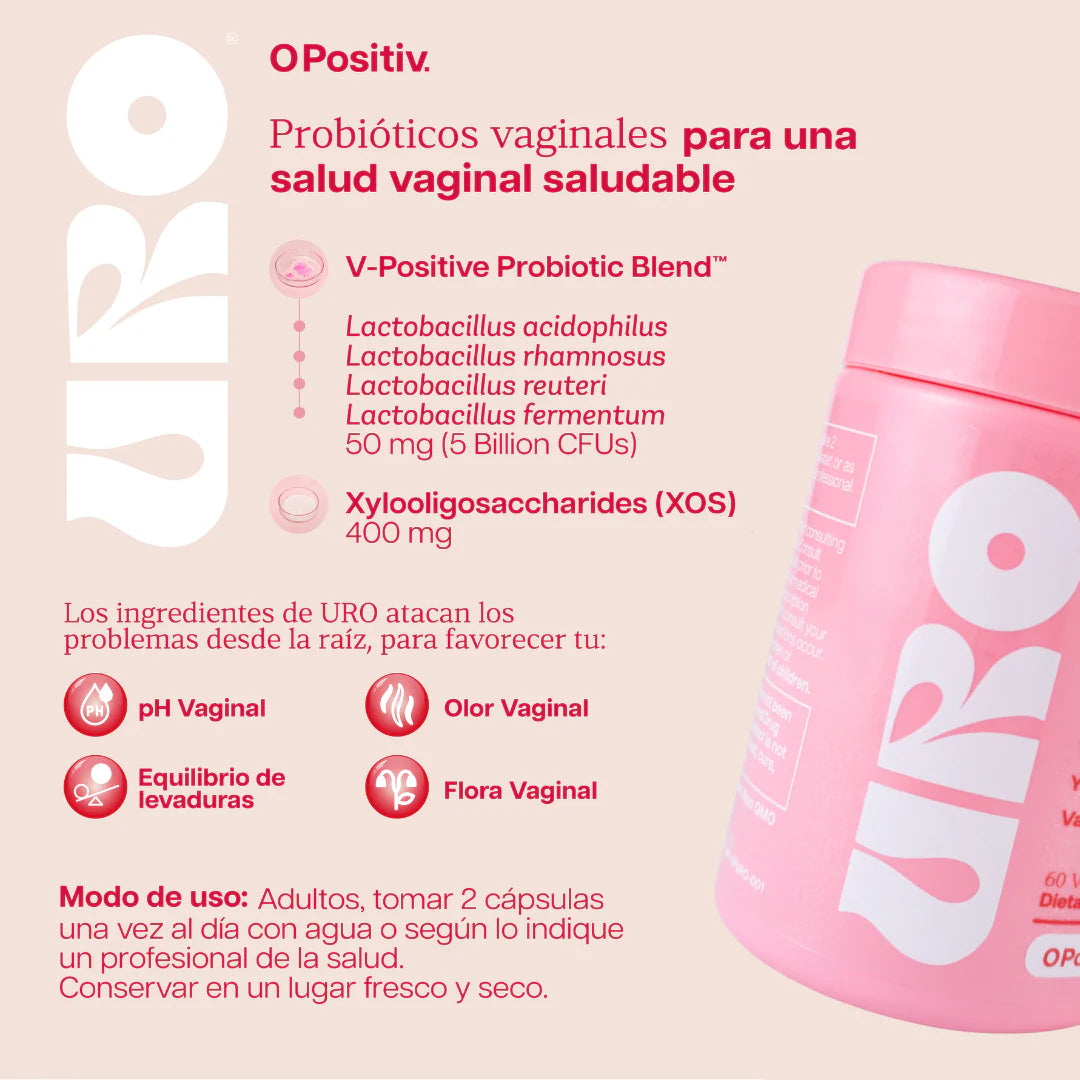 Uro + Probiótico Vaginal y Salud Intima