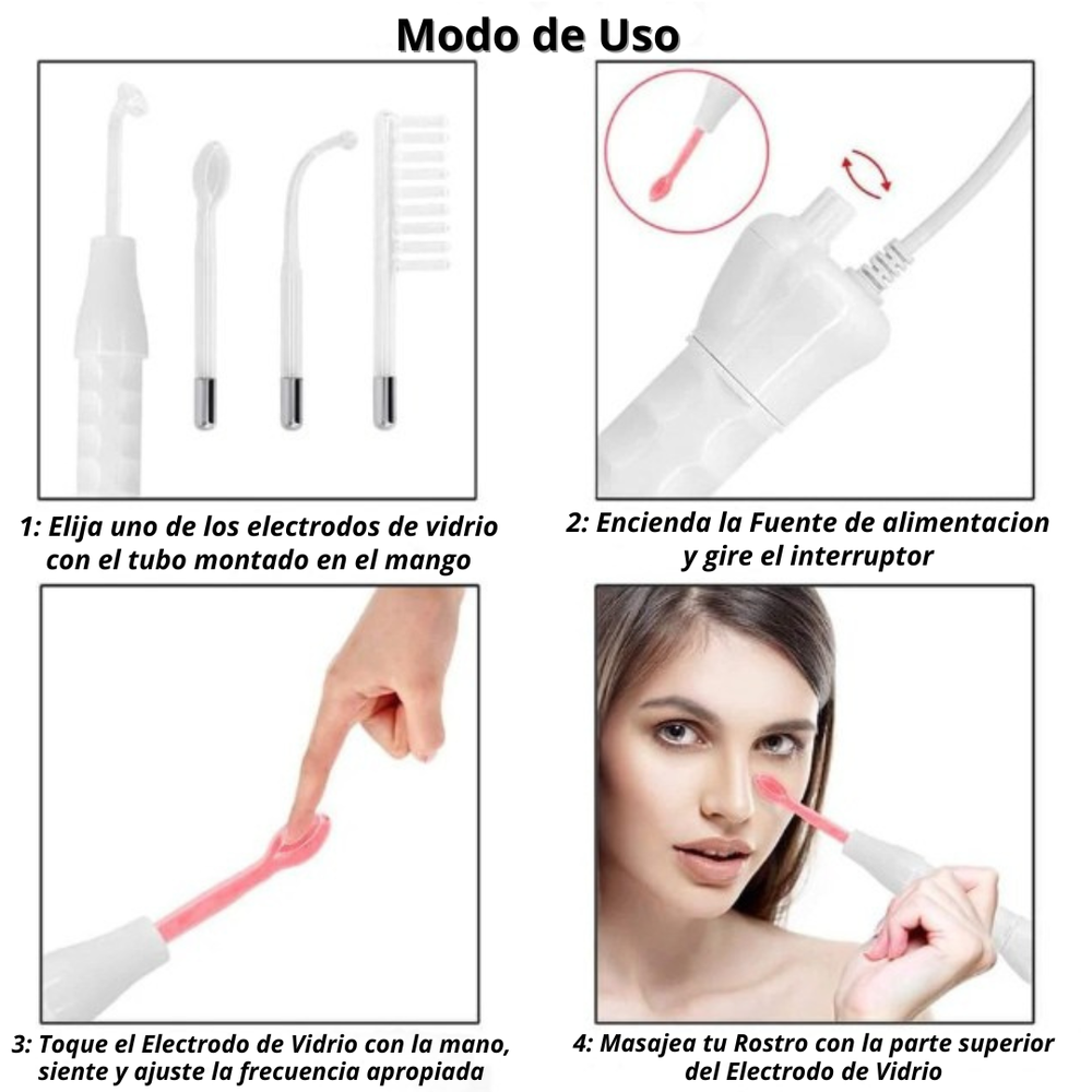 DermaPulse™ – Kit Profesional Portátil de Alta Frecuencia