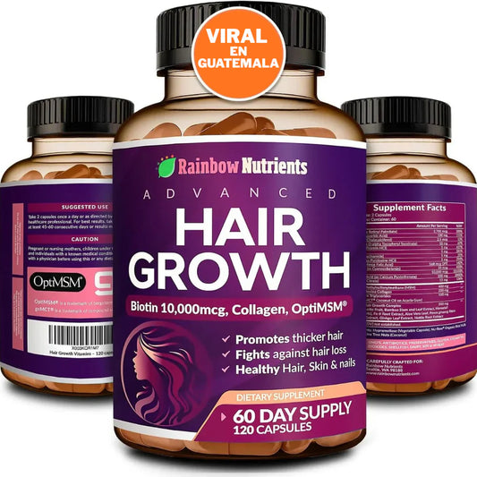 💜HairGrowth™ – Fórmula Para Crecimiento del Cabello