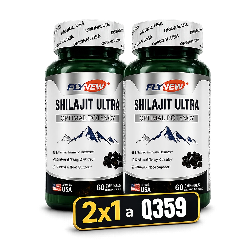 Suplemento Shilajit L-Arginina - Mejora Energía y Vitalidad