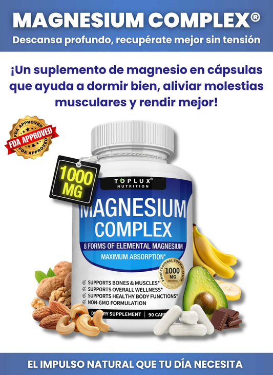 Magnesio Complex Para Descanso Profundo