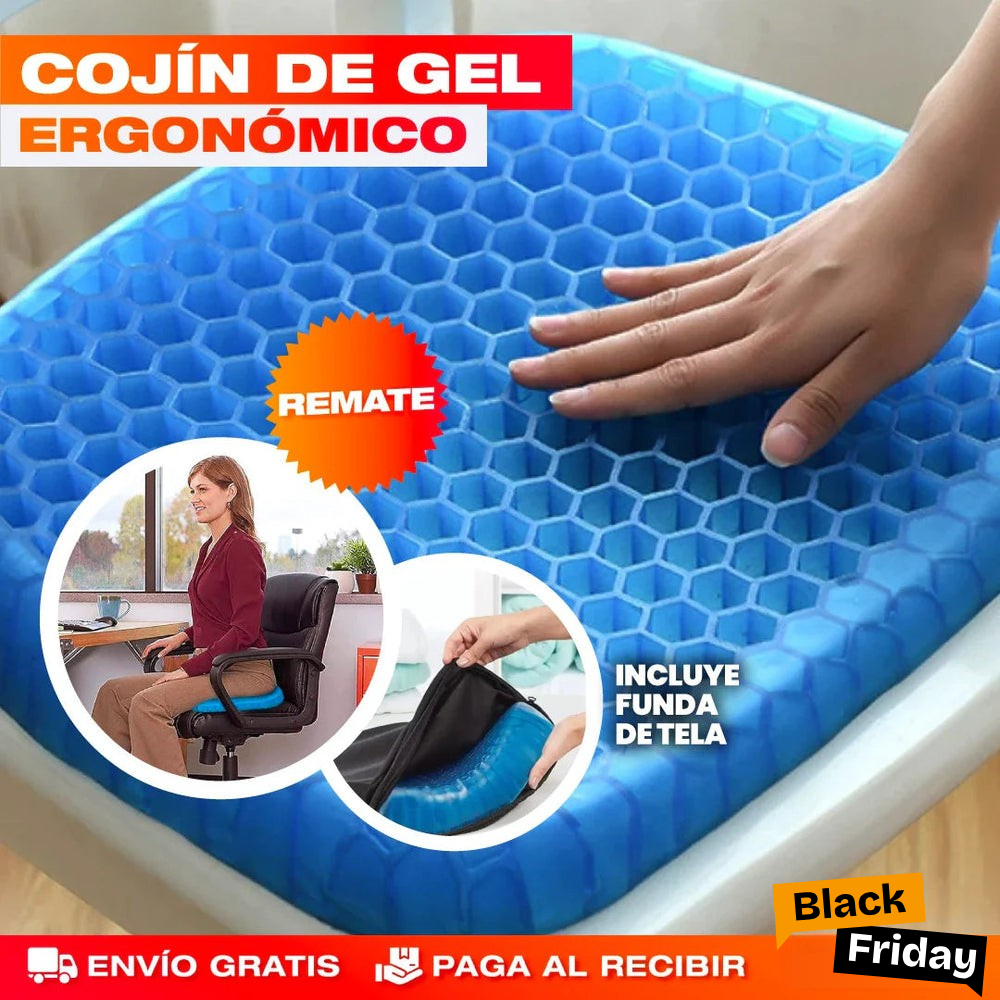 CojínGel™ – Confort ergonómico y alivio terapéutico instantáneo