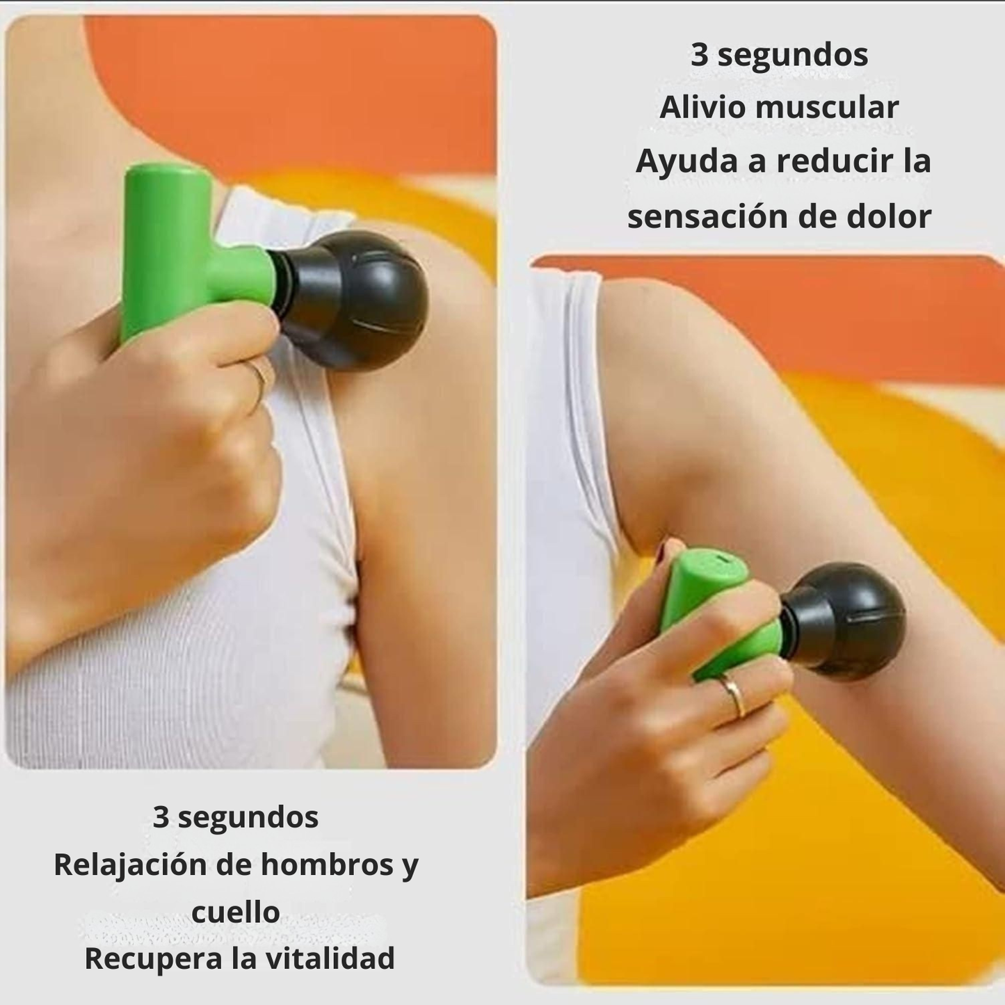 DeepRelief™ – Masajeador Muscular Compacto