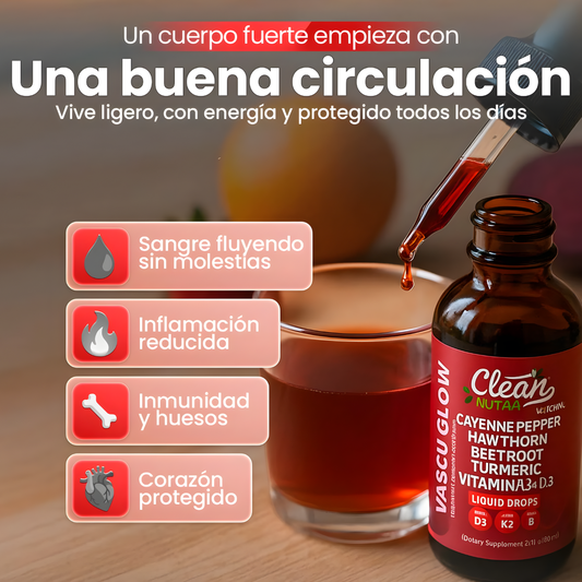 VascuGlow™ – Circulación saludable, piel radiante y energía que fluye naturalmente