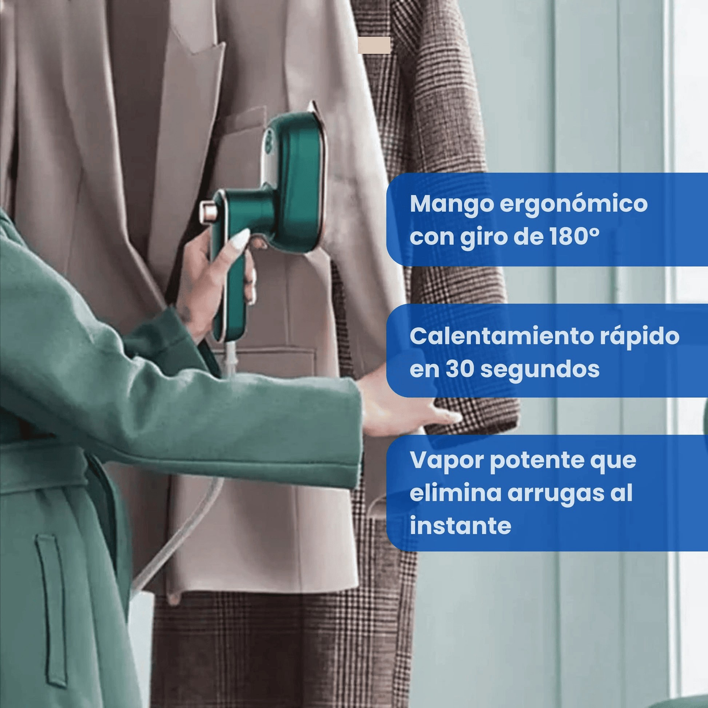 Aliza™: MiniPlancha Portátil 2 en 1. ¡Luce impecable, éstes dónde estés!