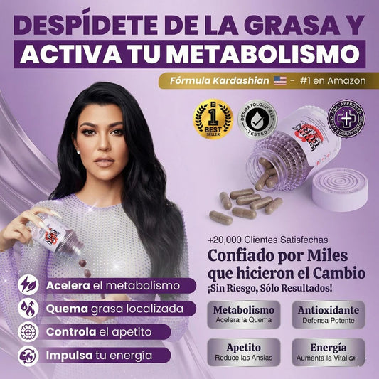 Lemme Burn | Versión Unisex 💪🔥 Línea ✨ – 60 Cápsulas ⚡ Ayuda el metabolismo