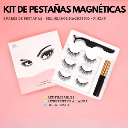 LashMag™ – Kit de Pestañas Magnéticas Reutilizables