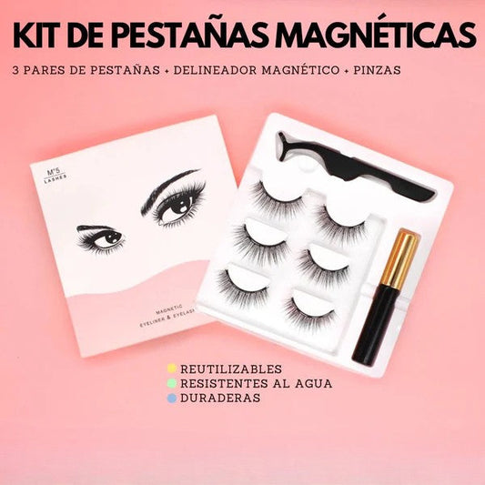 LashMag™ – Kit de Pestañas Magnéticas Reutilizables