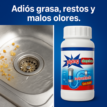 TurboDestape™ – Polvo Profesional Para Destapar Cañerías