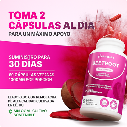 BeetRoot™ – Apoyo Natural para Energía y Rendimiento Diario