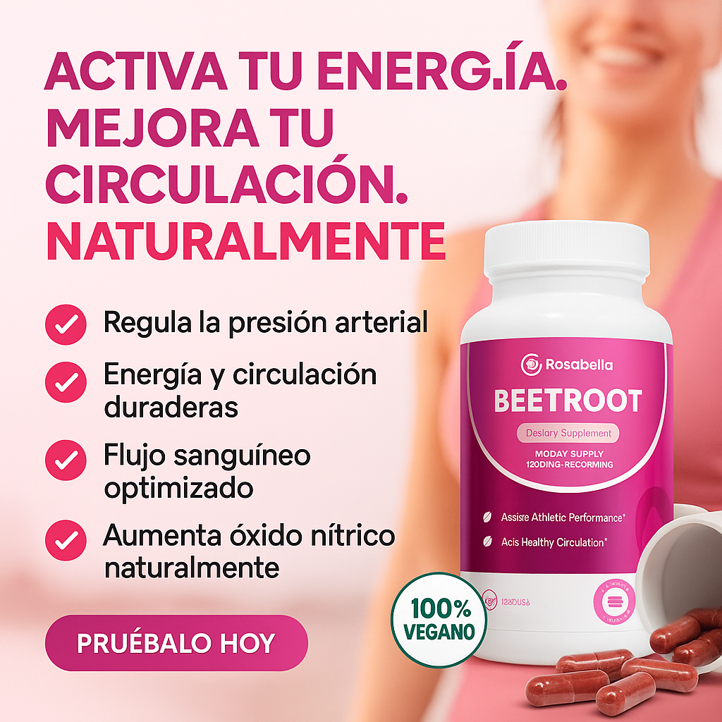 BeetRoot™ – Apoyo Natural para Energía y Rendimiento Diario
