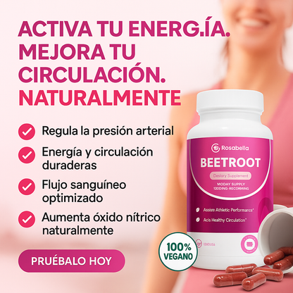 BeetRoot™ – Apoyo Natural para Energía y Rendimiento Diario