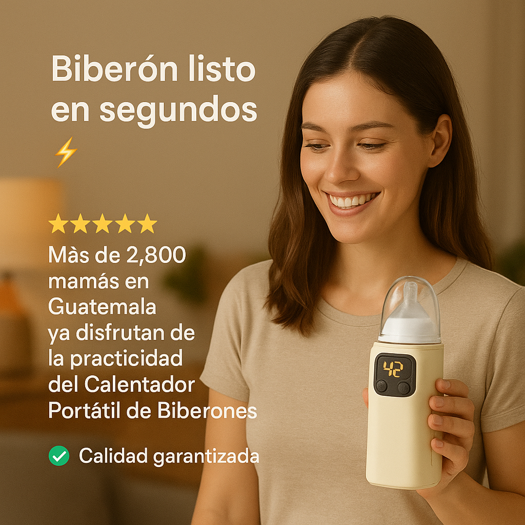 Biberón Warmer™ – Calentador Digital Portátil para Bebés