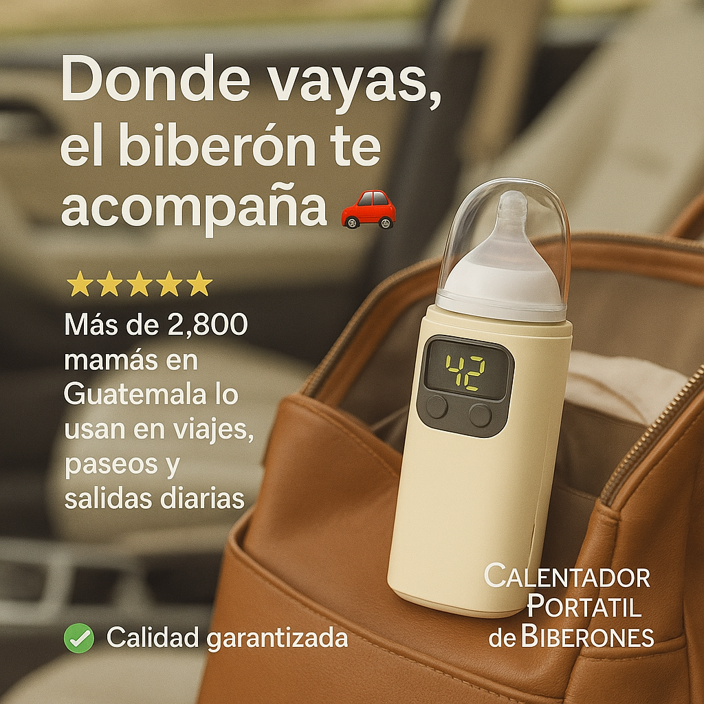 Biberón Warmer™ – Calentador Digital Portátil para Bebés