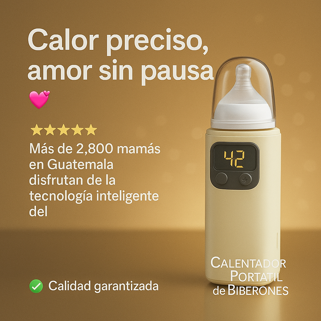 Biberón Warmer™ – Calentador Digital Portátil para Bebés