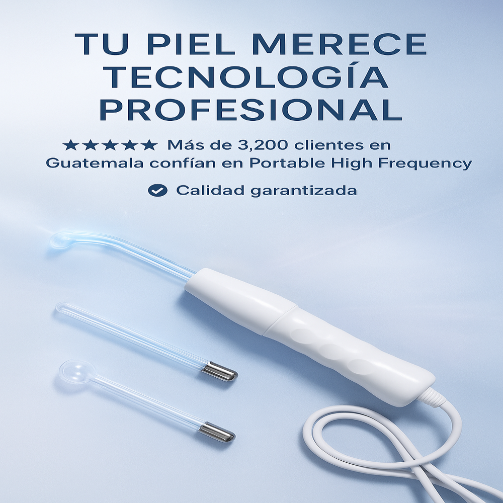DermaPulse™ – Kit Profesional Portátil de Alta Frecuencia