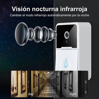 VigilBell™ - Timbre inteligente con cámara HD