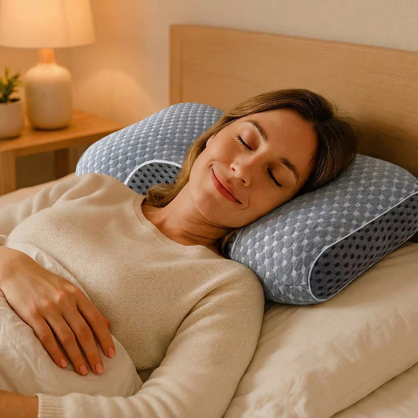 CerviLux™ - Para Cuello Y Columna Cervical – Almohada De Soporte Cervical