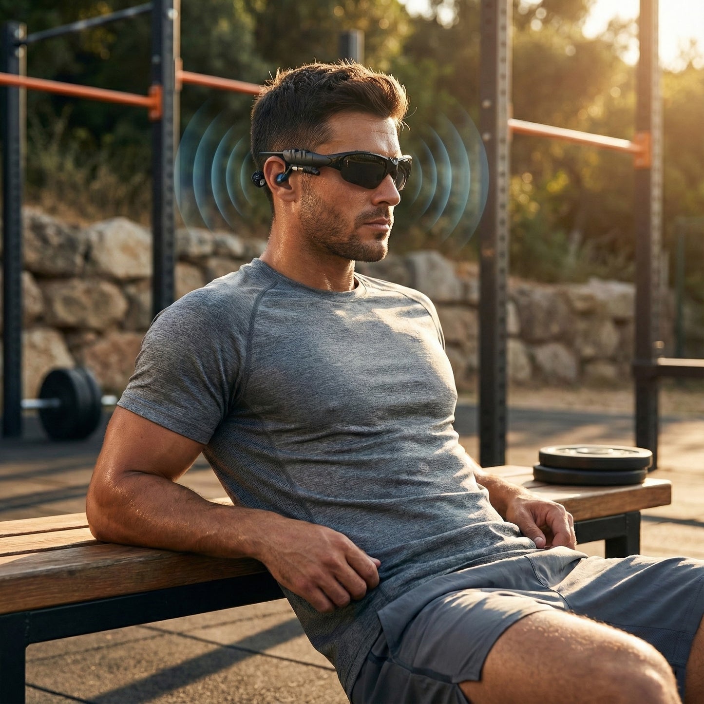 AeroVision™ – Gafas Deportivas con Bluetooth Integrado
