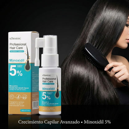 Minoxidil Pro™ 5% – Volumen, Fuerza y Regeneración Capilar