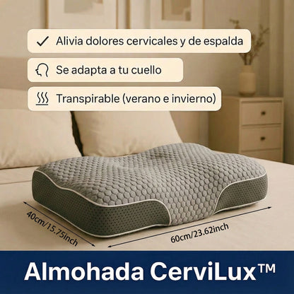 CerviLux™ - Para Cuello Y Columna Cervical – Almohada De Soporte Cervical