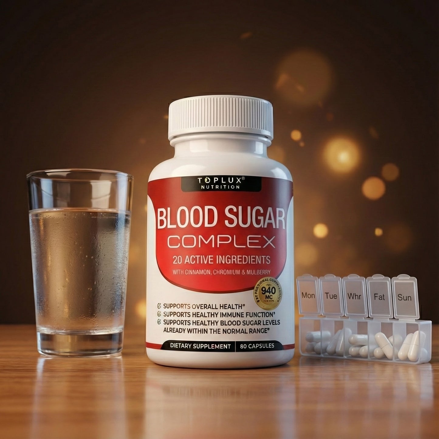 Blood Sugar Complex™ – Fórmula Completa Con Ingredientes Activos