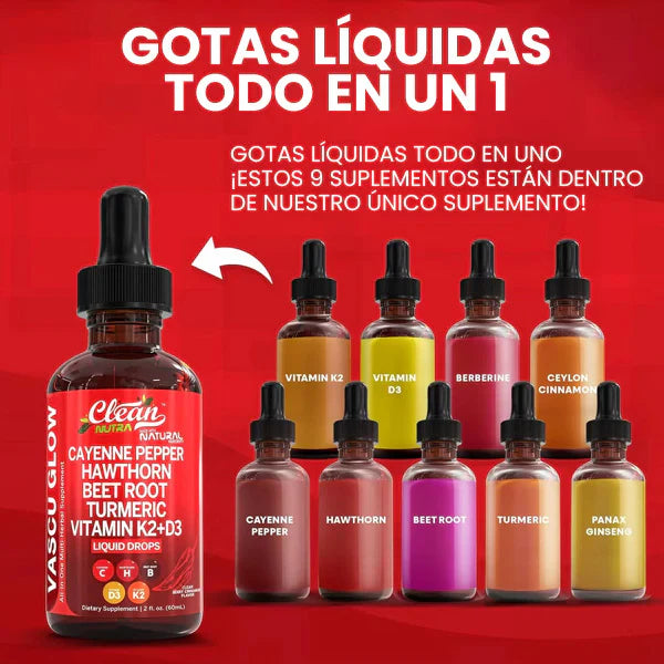 VascuGlow™ – Gotas Activadoras De Pimienta Cayena