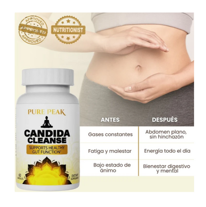 Candida Cleanse – Reduce antojos, hinchazón y fatiga + Envío Gratis