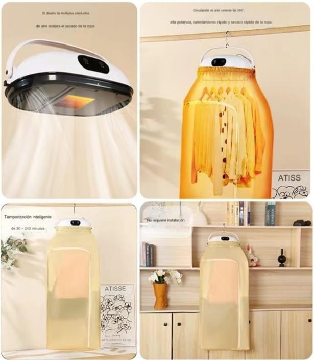 DryGo™ – Secadora Portátil Práctica Seca Tu Ropa En Cualquier Lugar