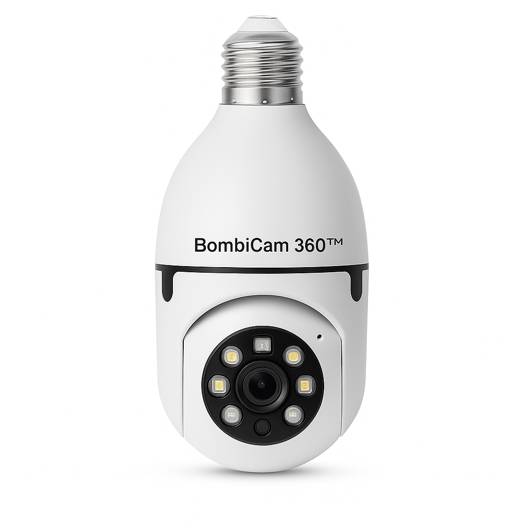 BombiCam 360™ - Cámara Bombillo Inteligente
