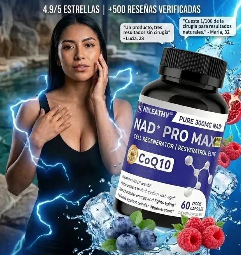 Suplemento NAD+ y Colágeno - Revitaliza Piel y Energía - Imagen 2