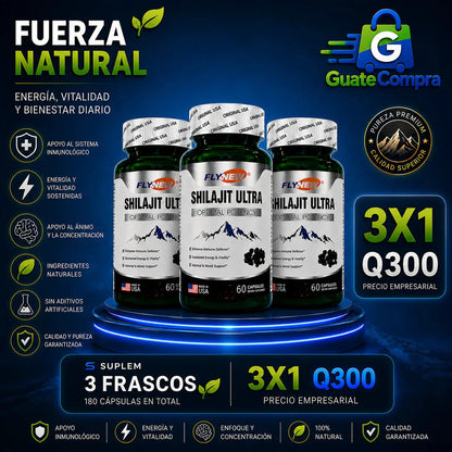 Suplemento Shilajit L-Arginina - Mejora Energía y Vitalidad - Imagen 3
