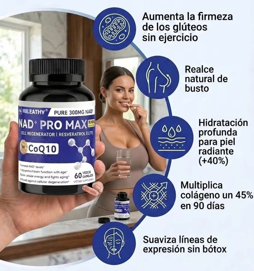 Suplemento NAD+ y Colágeno - Revitaliza Piel y Energía - Imagen 3