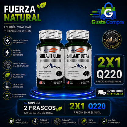 Suplemento Shilajit L-Arginina - Mejora Energía y Vitalidad - Imagen 4