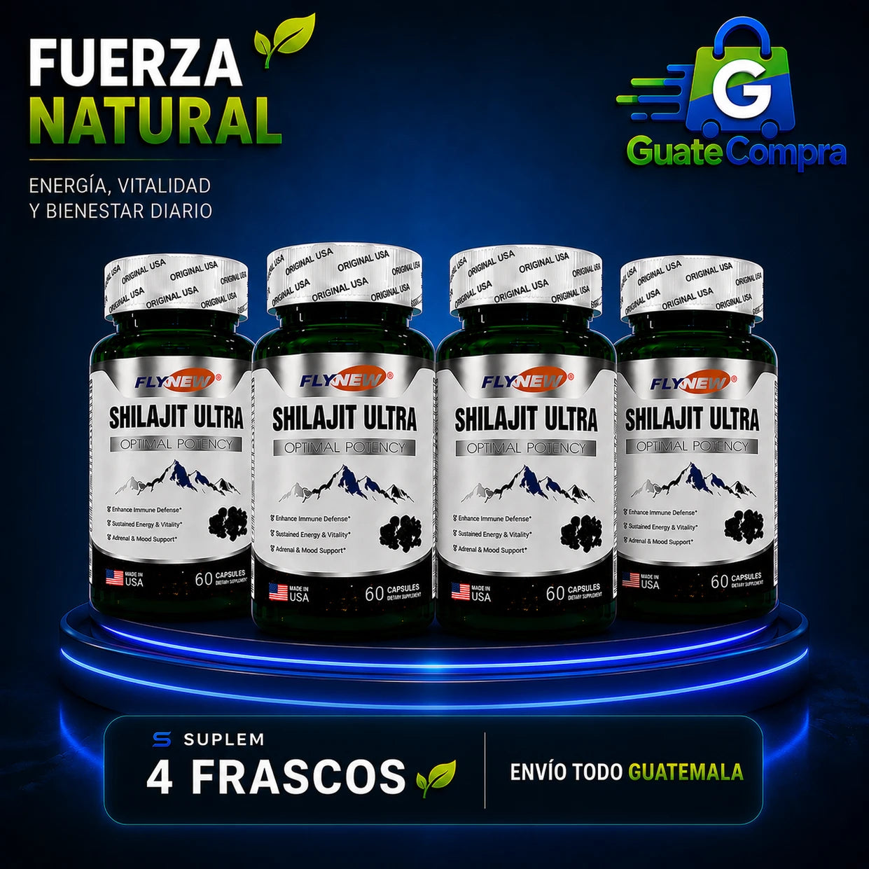 Suplemento Shilajit L-Arginina - Mejora Energía y Vitalidad - Imagen 5