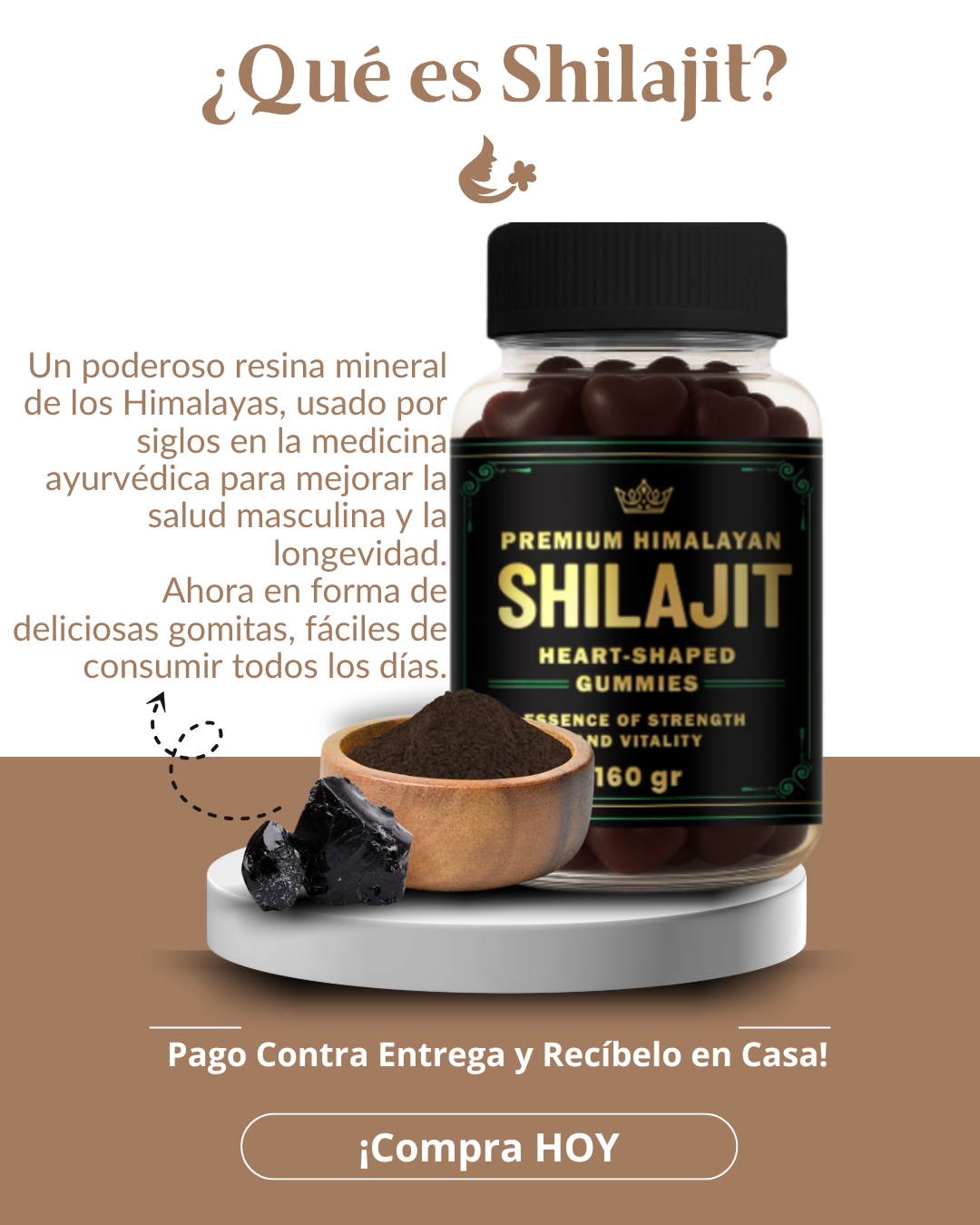 GOMITAS DE SHILAJIT 2x1 🤎 - Energía extrema todo el día ⚡